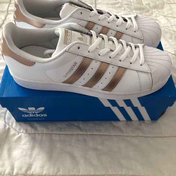 Adidas Superstar White/Rosegold - Picture 4 of 8